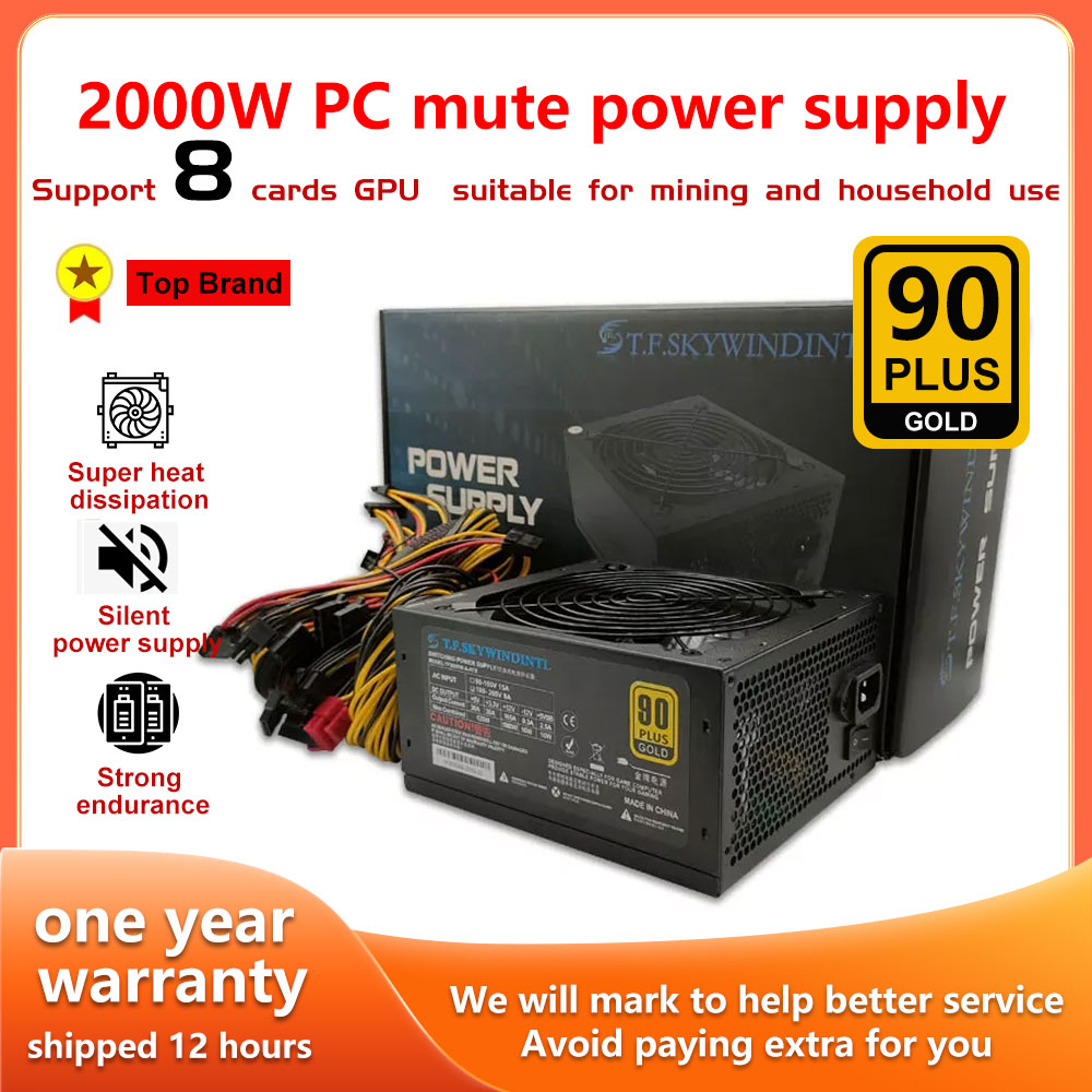 Psu Computer - T.F.SKYWINDINTL nuovo 2000W ATX PSU alimentatore