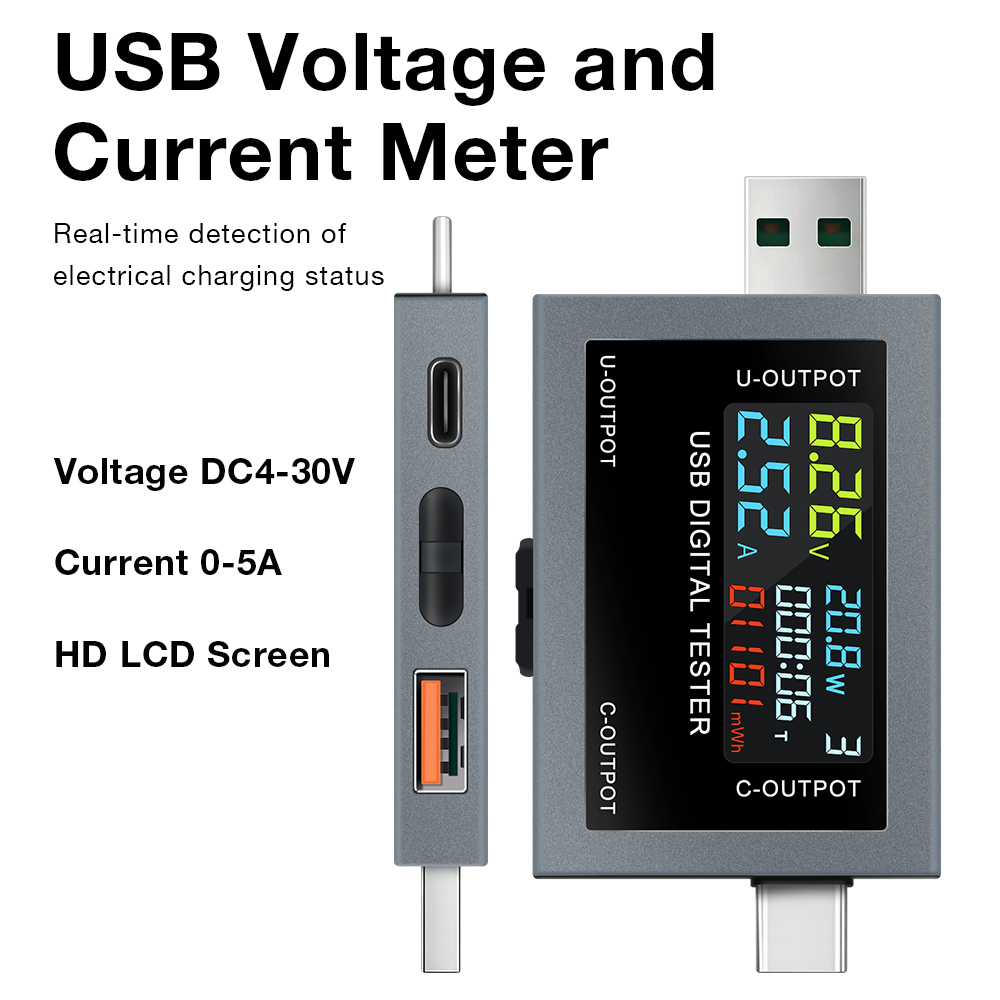 Power Supply Tester - Tester di Carica USB Type-C DC