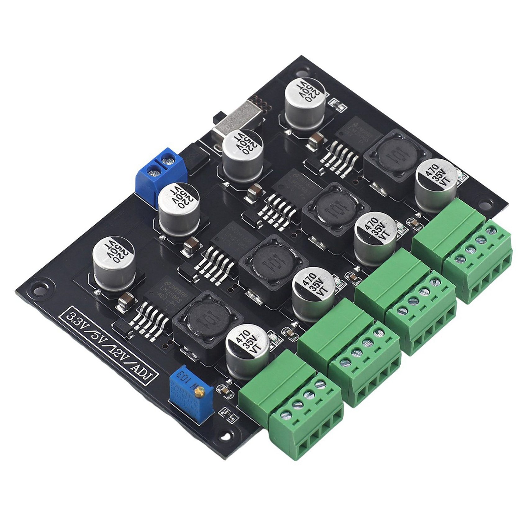 Dc Power Supply 12V - B67C 2X LM2596 Alimentatore switching multicanale