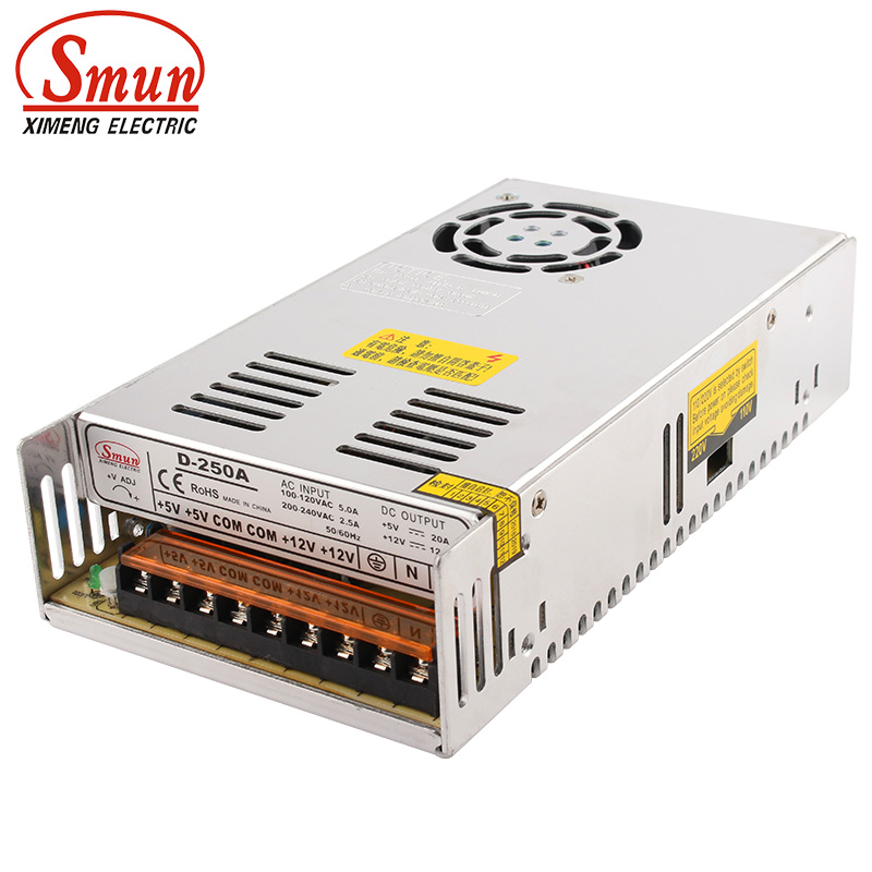 SMUN D-250A 250W 5V 12V alimen - Smps Power Supply recensione e prezzo