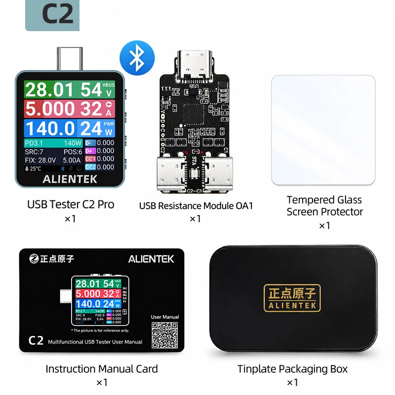 ALIENTEK C2 Tester con Schermo - Power Supply Tester recensione e prezzo