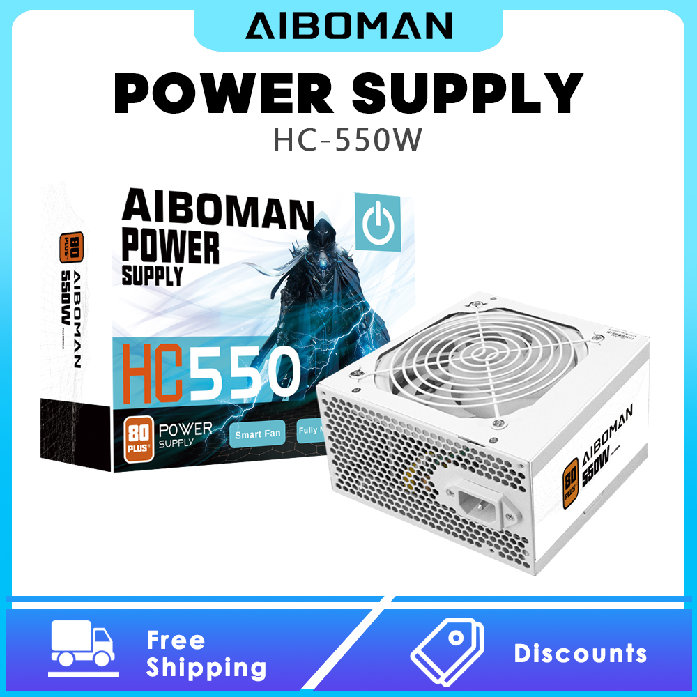 Alimentatore AIBOMAN 550W 80PL - Power Supply 750W recensione e prezzo