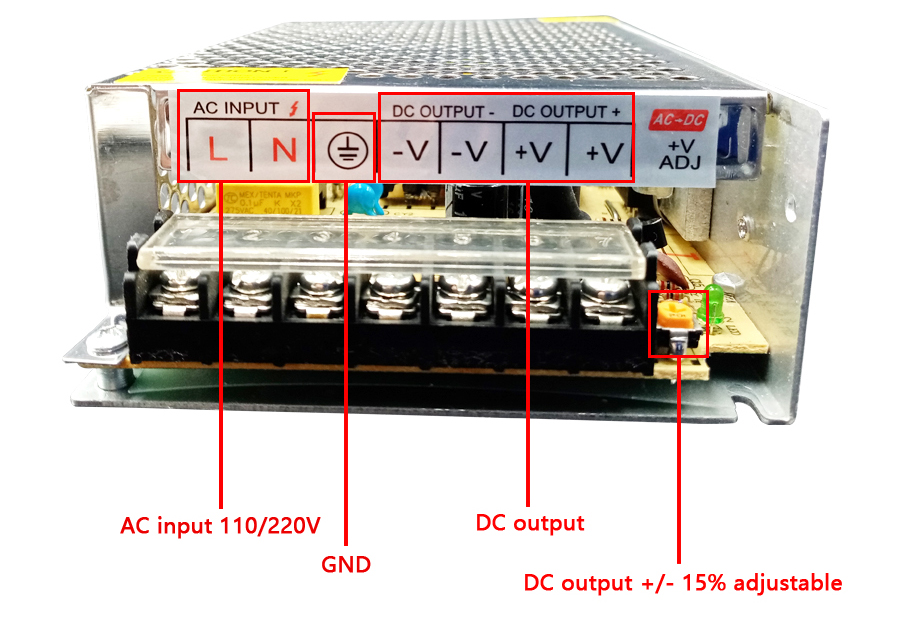 DC 5V 12V Alimentatore 24V 36V - Smps Power Supply recensione e prezzo